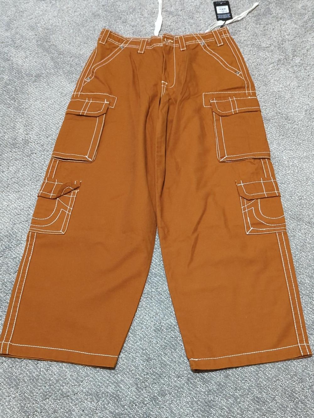 True Religion Brand Jeans Men's Wide-Leg Cargo Pants
